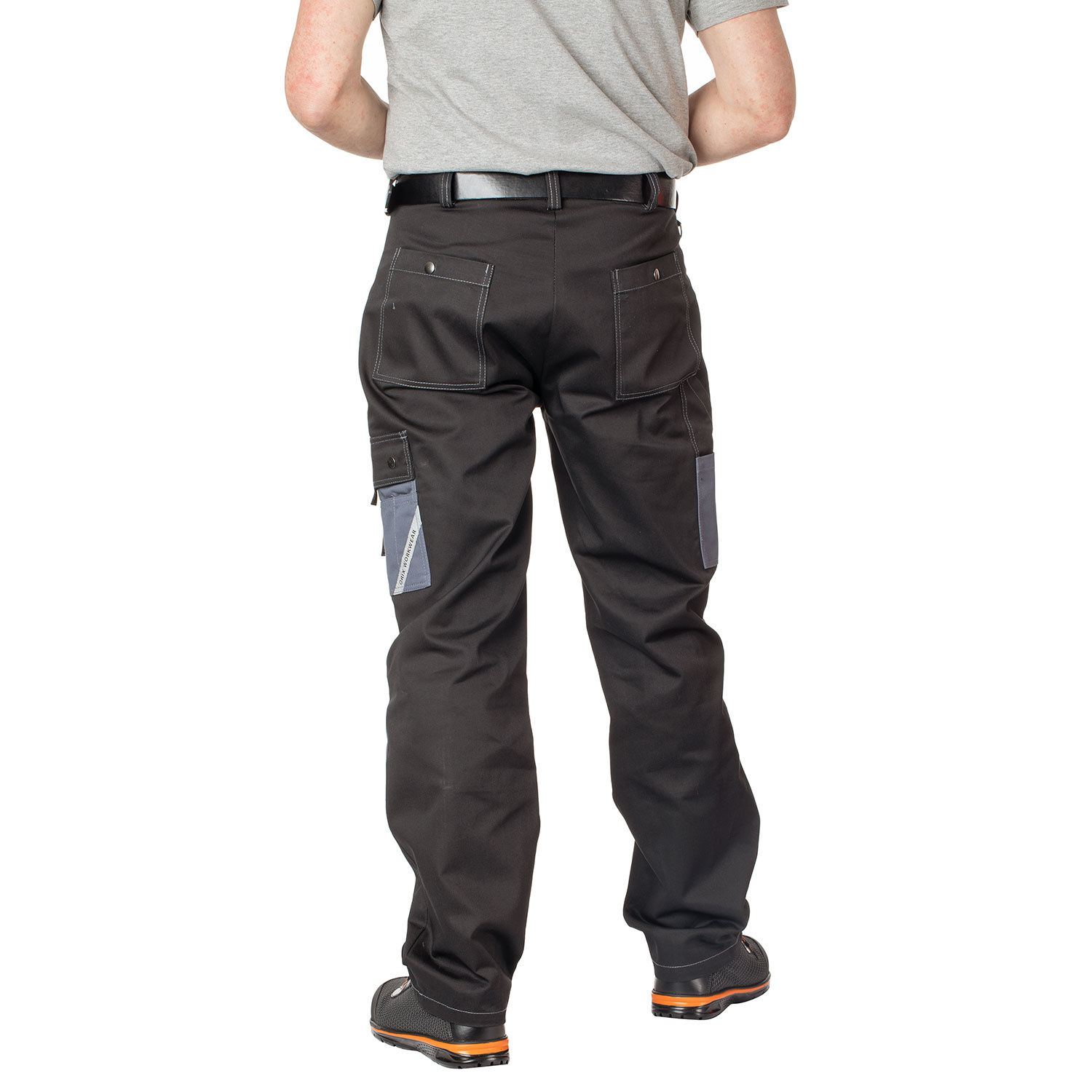 Orix Arbeitshose schwarz-grau-olive