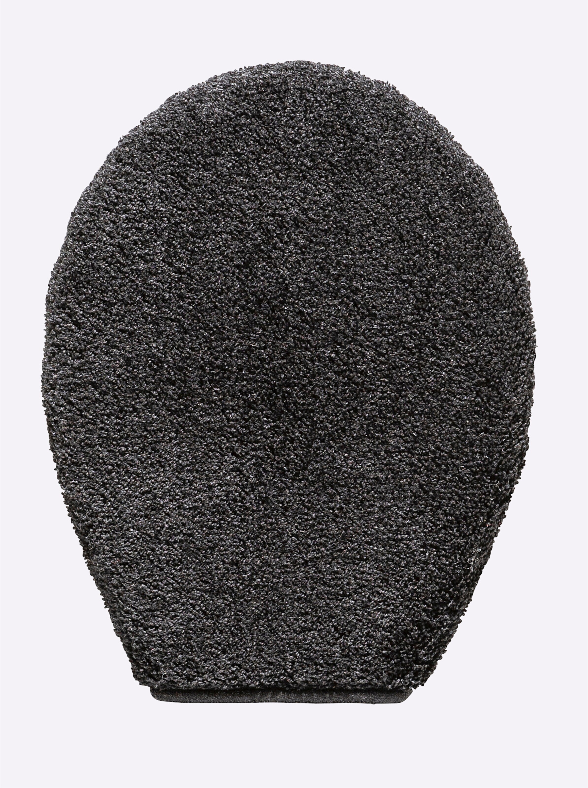 Grund Badematte in schwarz-weiß