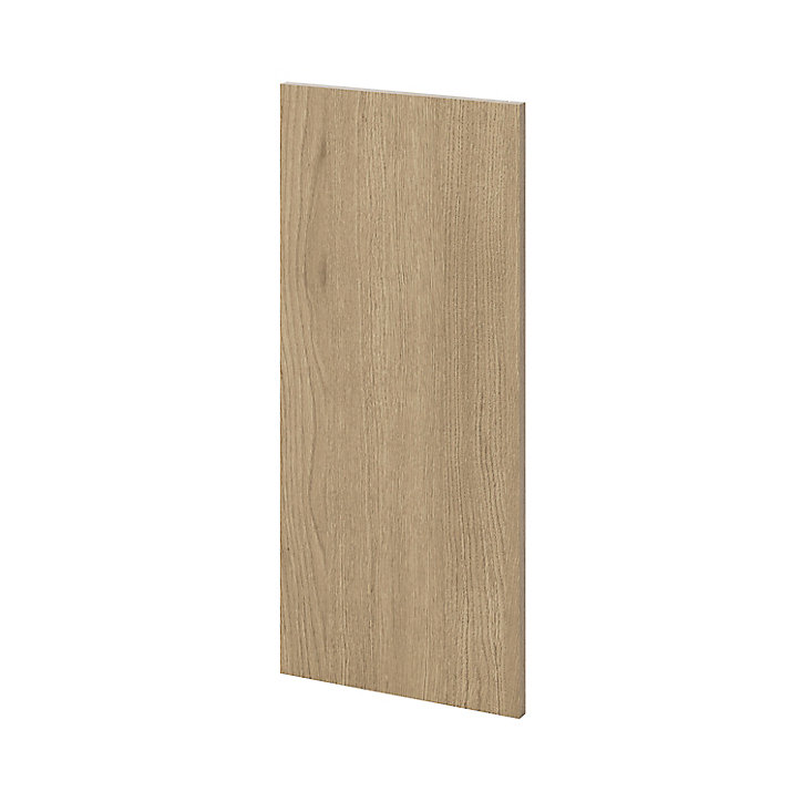 Côté de remplacement haut Goodhome Chia décor chêne clair H. 72 cm x l. 32 cm x Ep. 18 mm