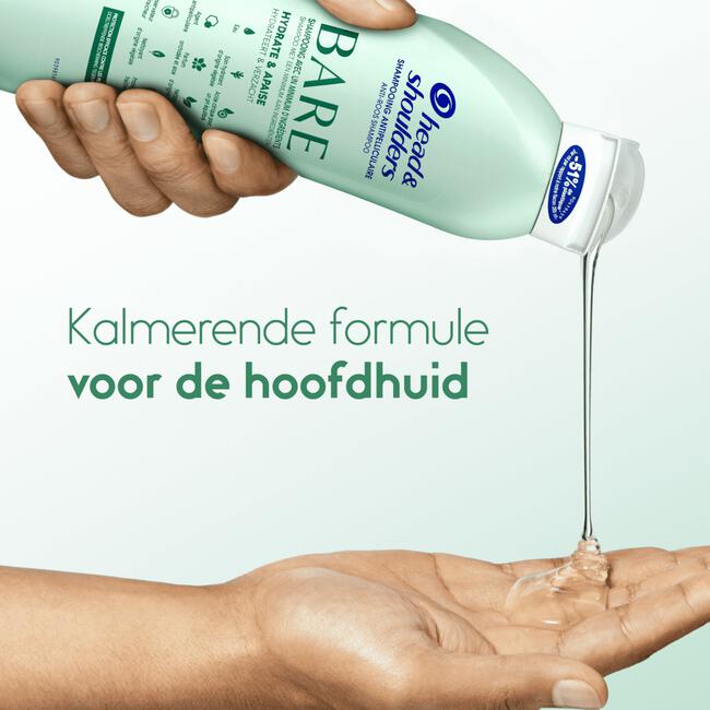 Head & Shoulders Bare Hydrateert & Verzacht Anti-roos Shampoo 400ML
