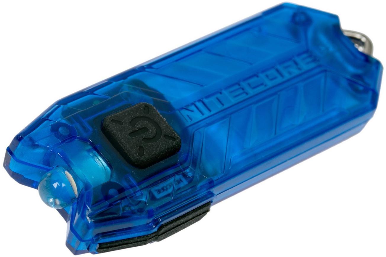 Nitecore Tube V2.0, oplaadbare sleutelhangerzaklamp, blauw