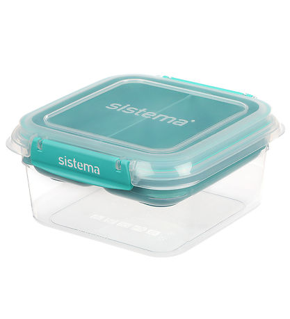Sistema Brotdose - 1,15 l - Square Stax To Go - Türkis