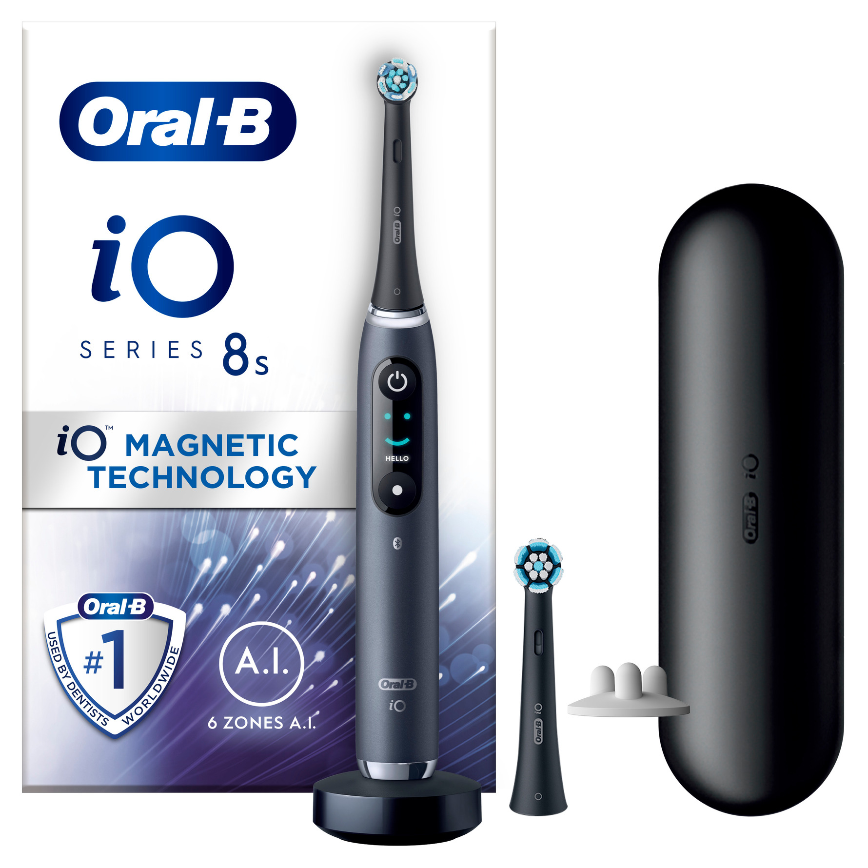 Oral-B iO 8s Eltandbørste Sort