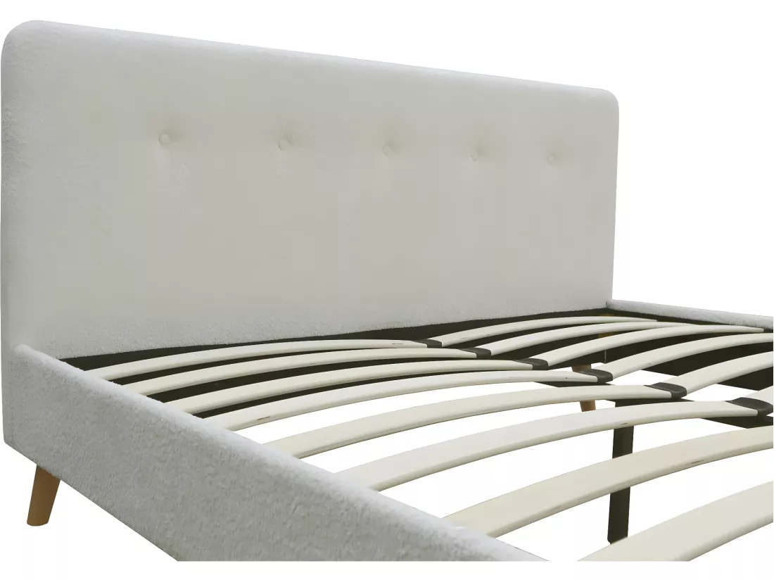 Lit tissu bouclette 