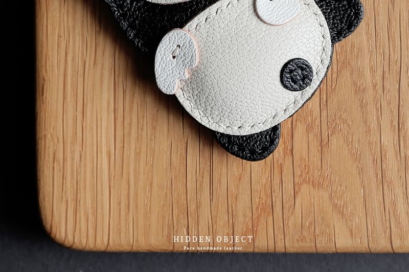 Masoom - Panda Maan / Ster Echt Leren Tashanger Sleutelhanger / DIY Kit (Verschillende Ontwerpen)