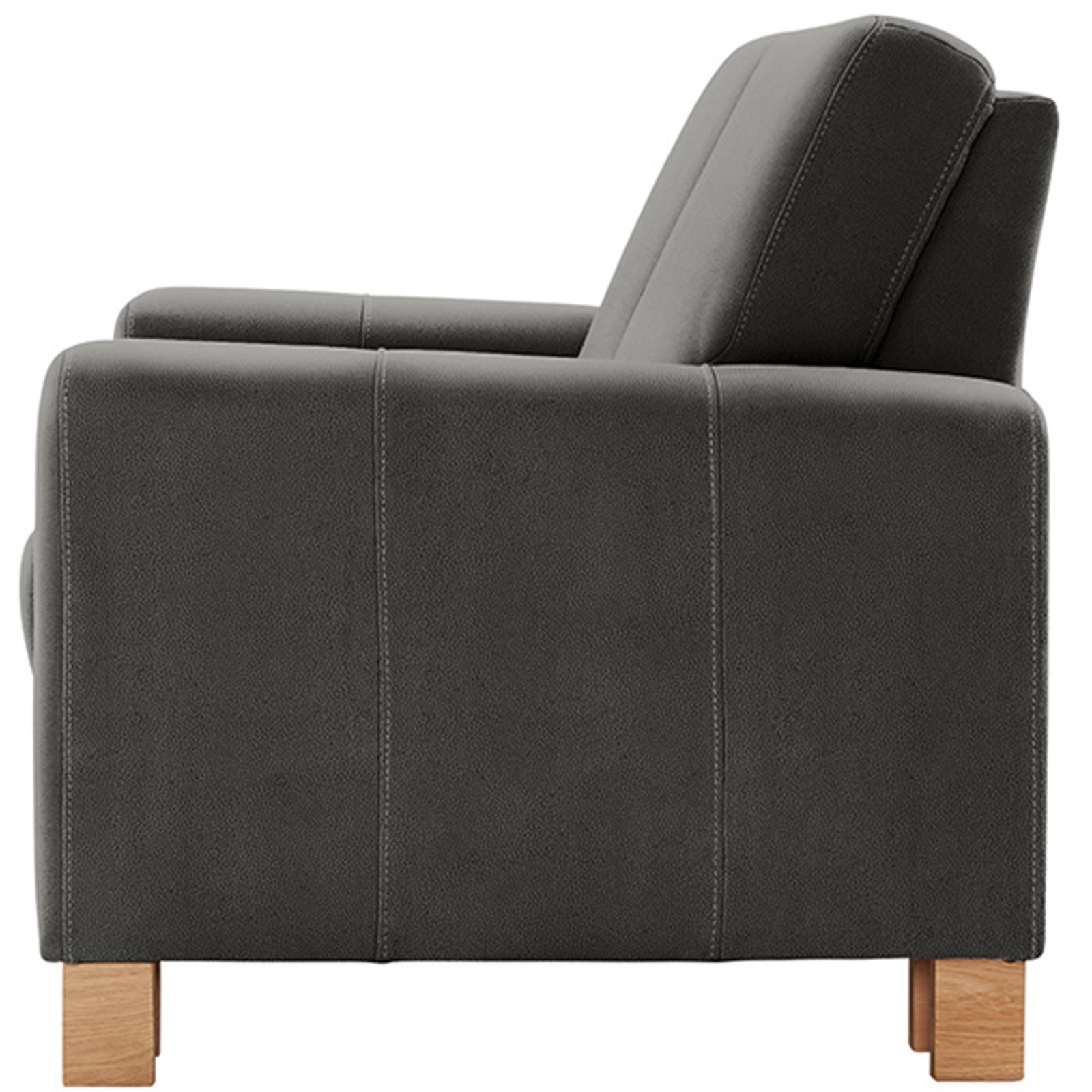 polsterpower 2-Sitzer-Sofa - Holiday steel - Basismodell