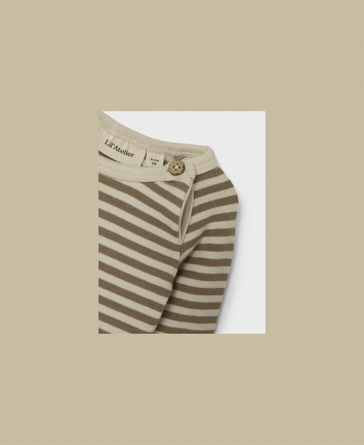 Lil' Atelier NBMGEO ASO LS SLIM BODY LIL Birch