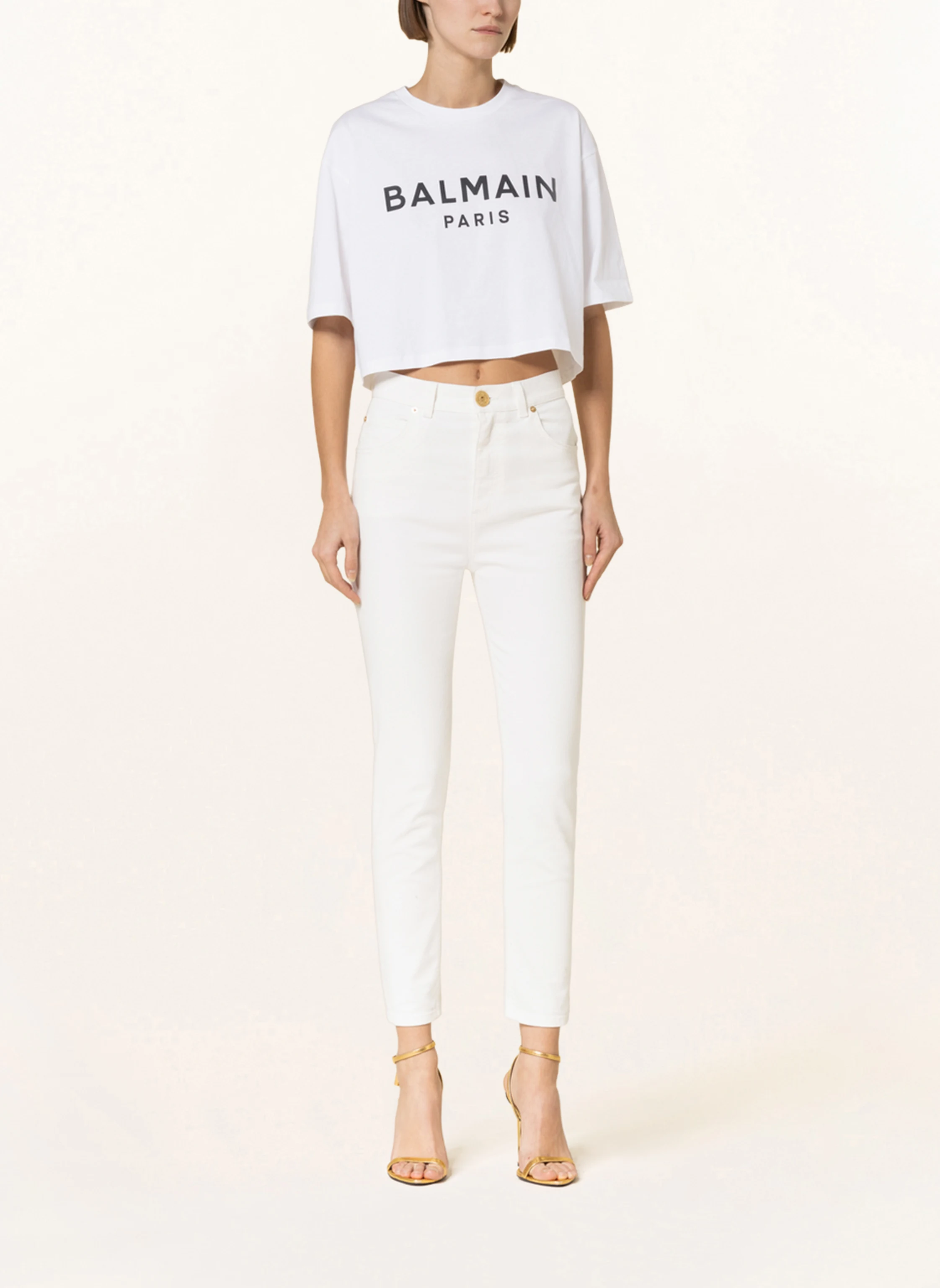 BALMAIN Cropped-Shirt