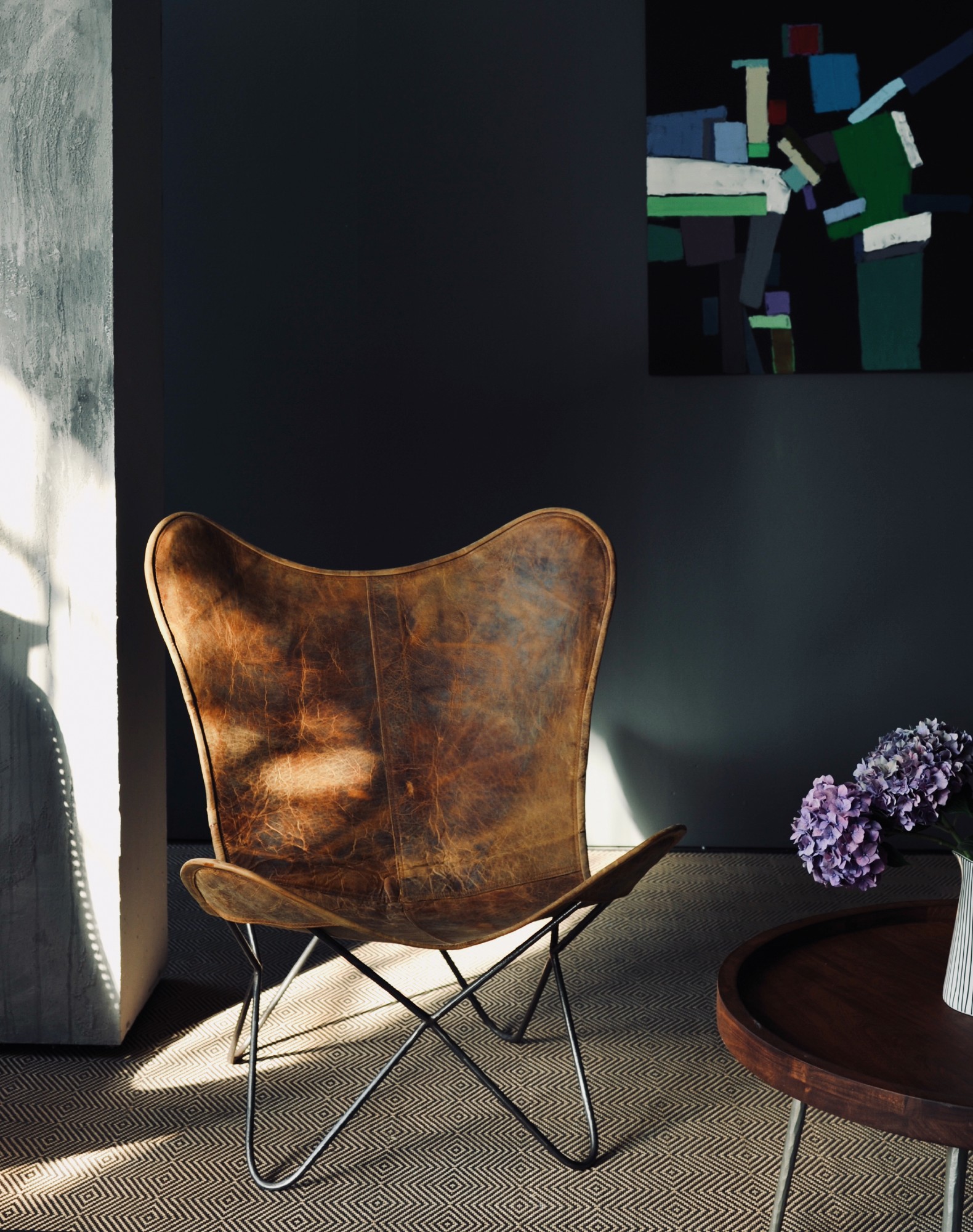 Lounger 'Riley', braun, T 68 cm, B 70 cm, H 93 cm von fischer's lagerhaus