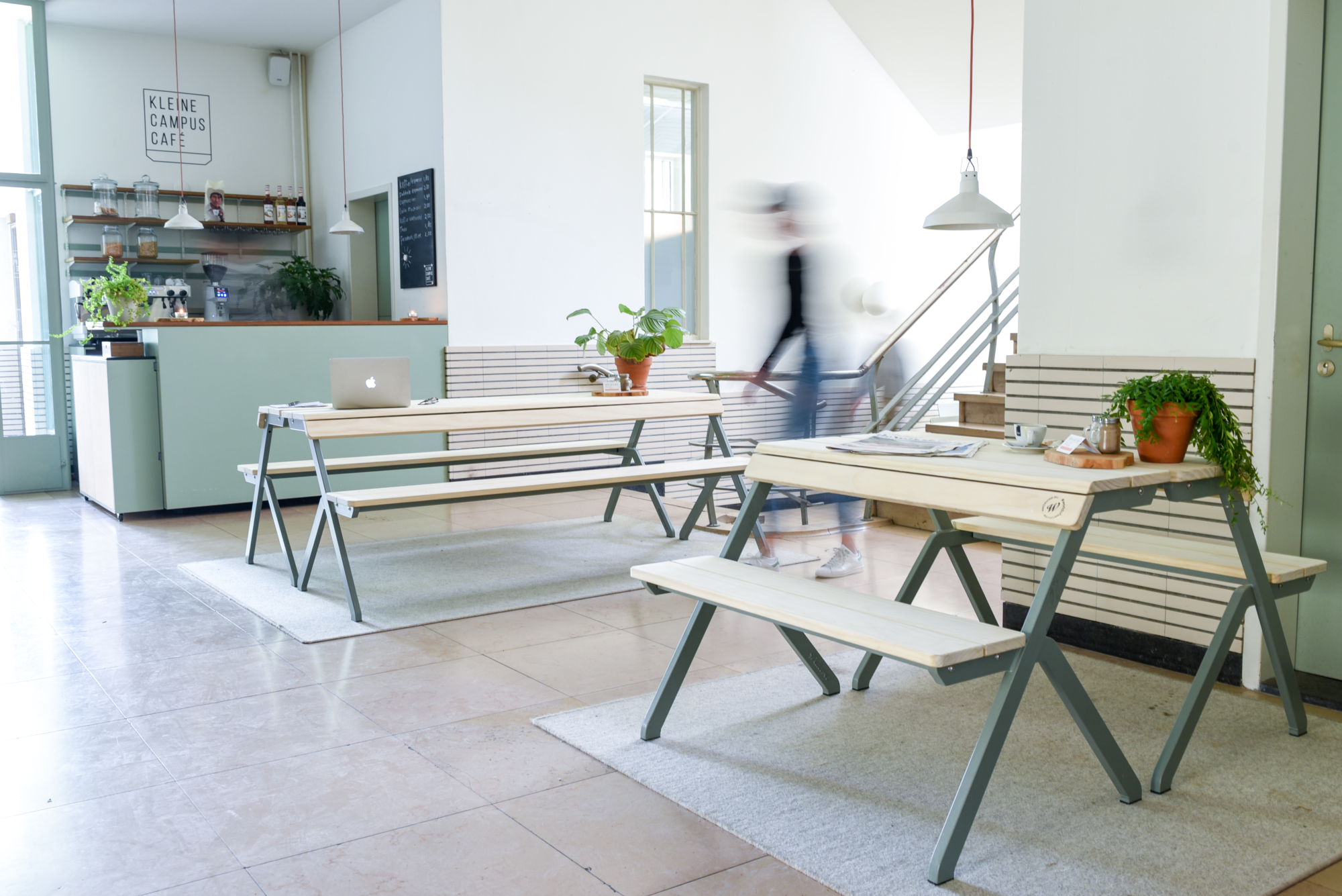 Tafel Tablebench cement gray