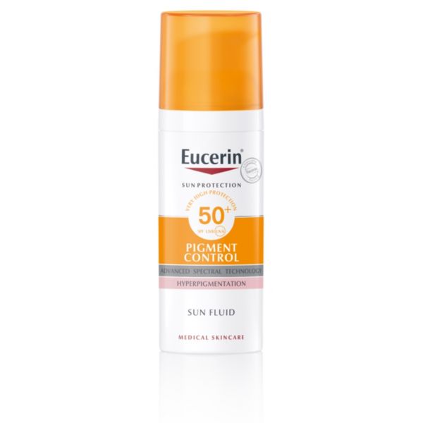 Protetor Solar Eucerin Sun Fluid Pigment Control Fluido SPF50  50ml