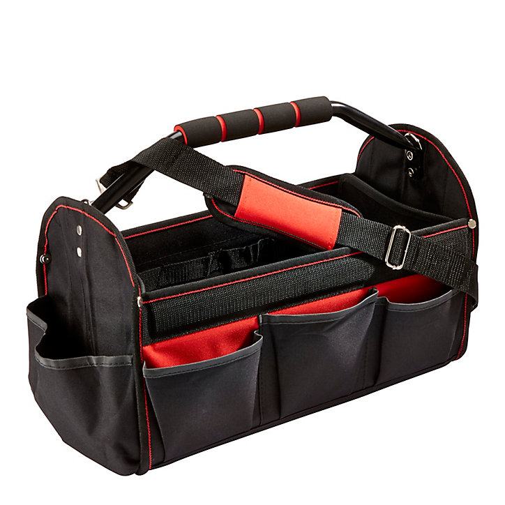 Sac à outils vide 11 compartiments en polyester L.43,5 x l.22 x H.33 cm