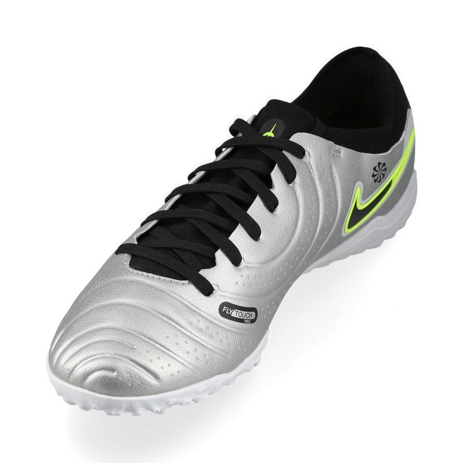 Nike Tiempo Legend 10 Pro TF Mad Voltage - Argenté/Noir/Jaune Fluo