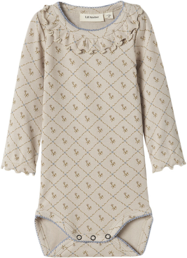 Lil' Atelier NBFGAGO KUG LS SLIM BODY LIL Gray morn