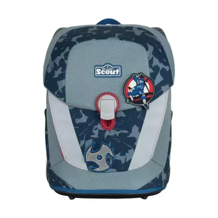 Scout Schulranzenset Sunny II Blue Ninja, 4-teilig