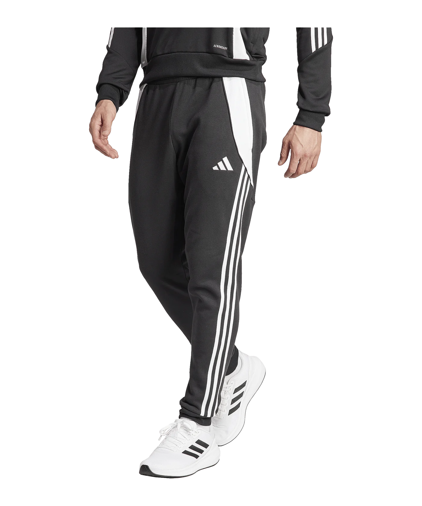 adidas Tiro 24 Trainingshose Schwarz Weiss