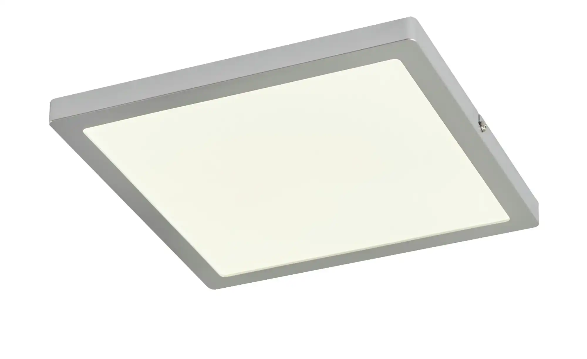 LED-Panel, chrom-matt, eckig