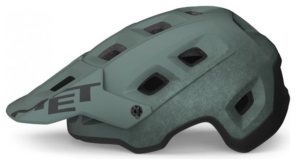 Casque All-Mountain MET Terranova Vert Noir Mat