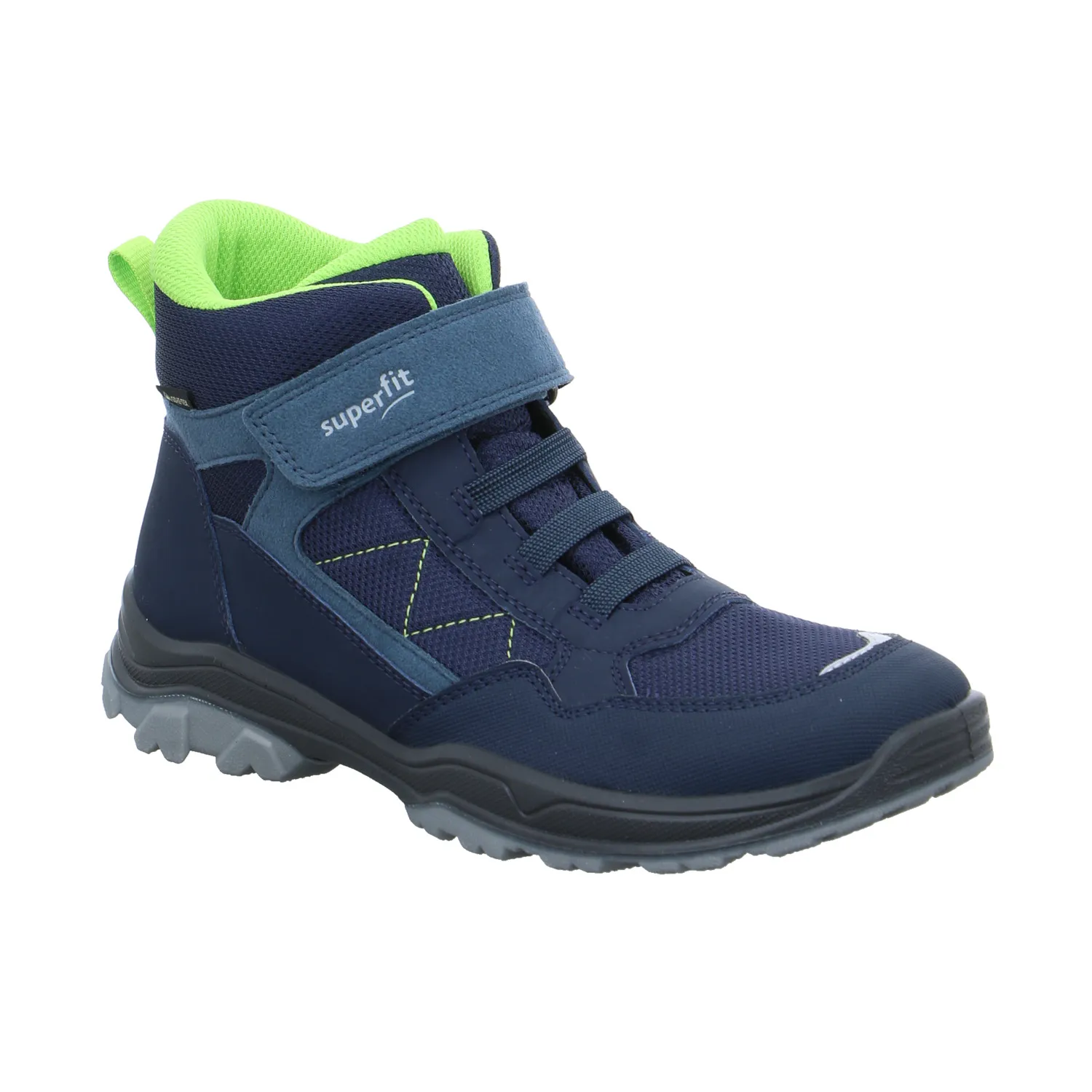 SUPERFIT Jugend-Boot Dunkelblau Textil  Sneaker high