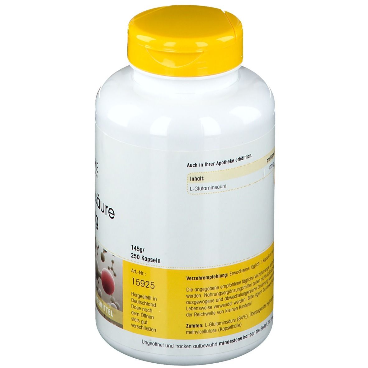 Glutaminsäure 500 mg Kapseln