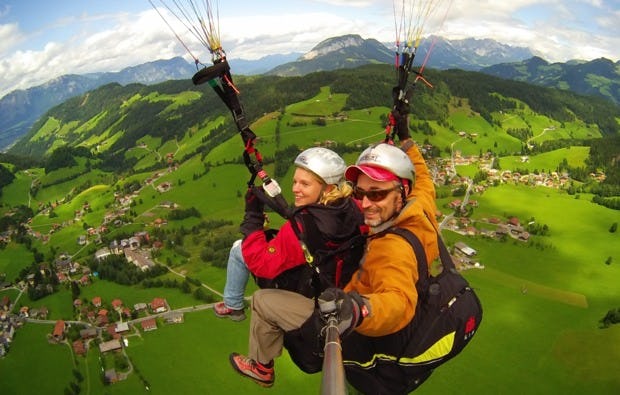 Gleitschirmflug Mayrhofen