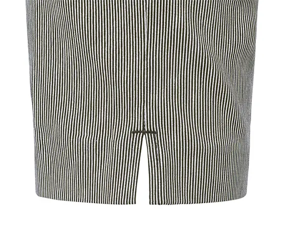 Gestreifte Stretchhose in 3/4-Länge