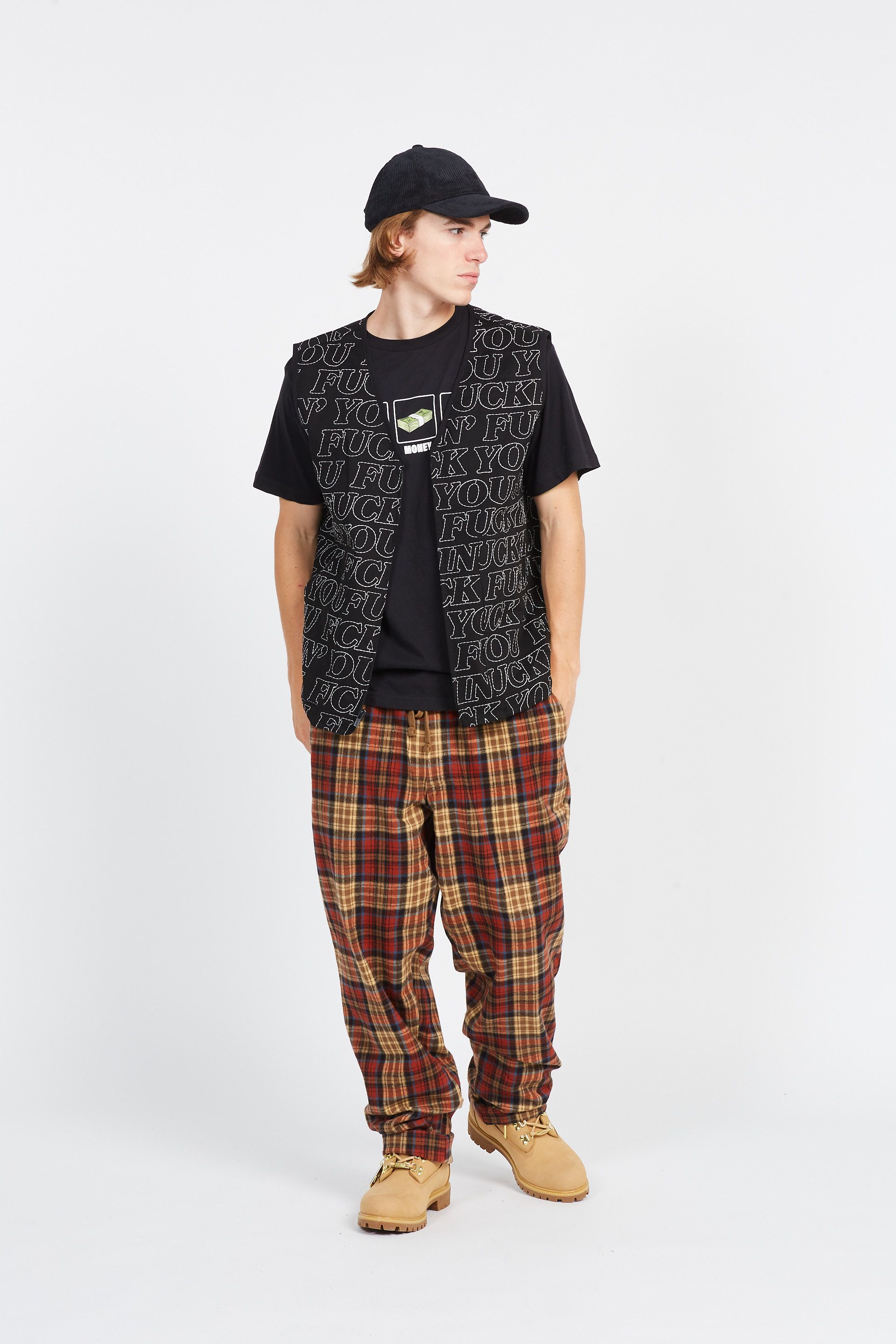 RIPNDIP Veste Fuckin Fuck Quilted Vest Noir