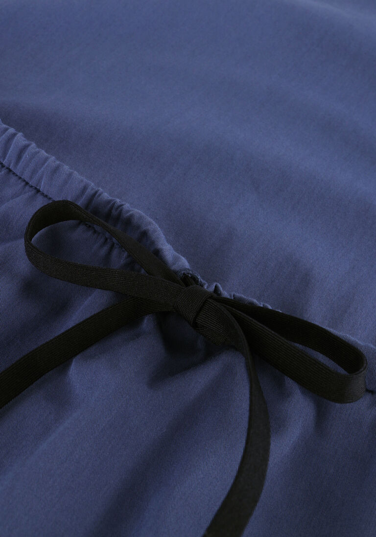 VANILIA blauwe vanilia midirok tube with drawcord