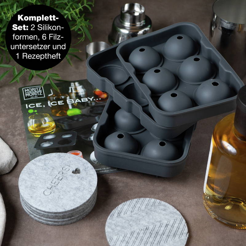 Moritz & Moritz Eiswürfelform rund  2 er Set