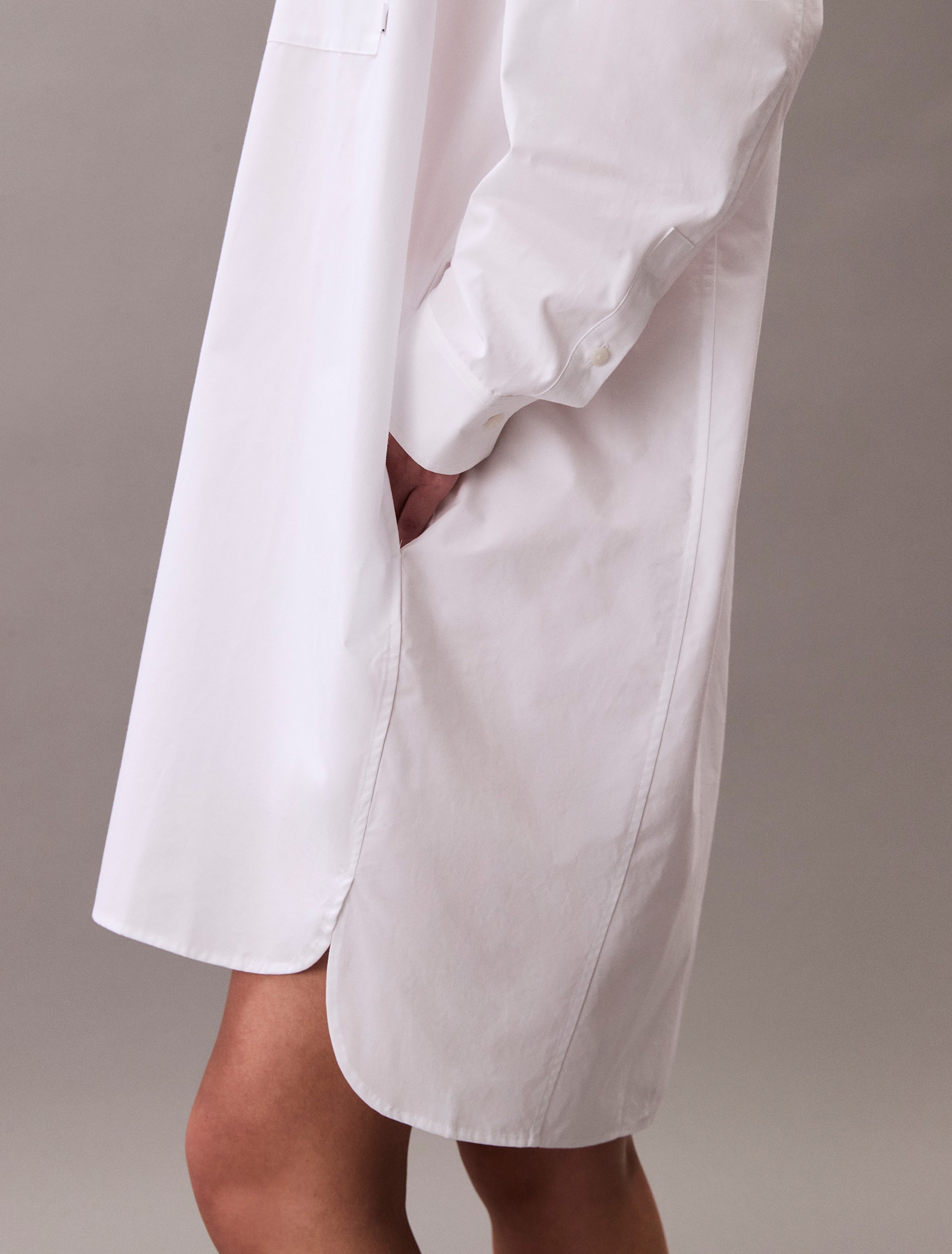 Calvin Klein Jeans Hemdblusenkleid »Cotton Oversized Mini Shirtdress« Brusttasche im Oversize-Style