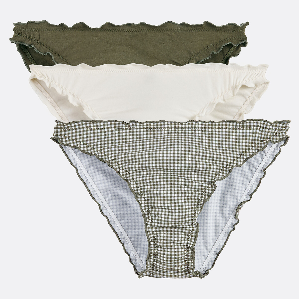 COLEÇÃO LA REDOUTE<br>Conjunto de 3 cuecas em algodão elástico