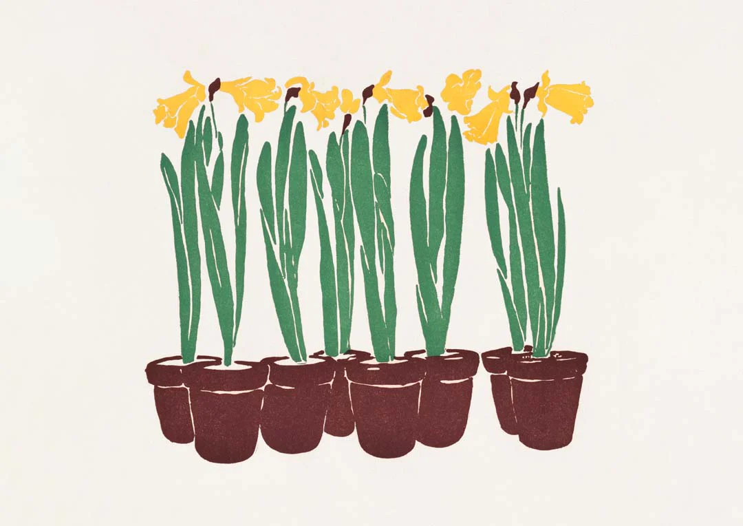 Vintage Blume von Edward Penfield