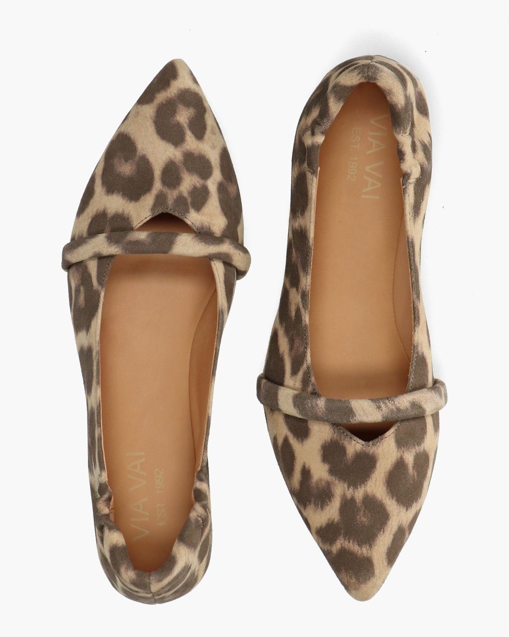 Via Vai Lola Rose Beige/Bruin Damesballerina's