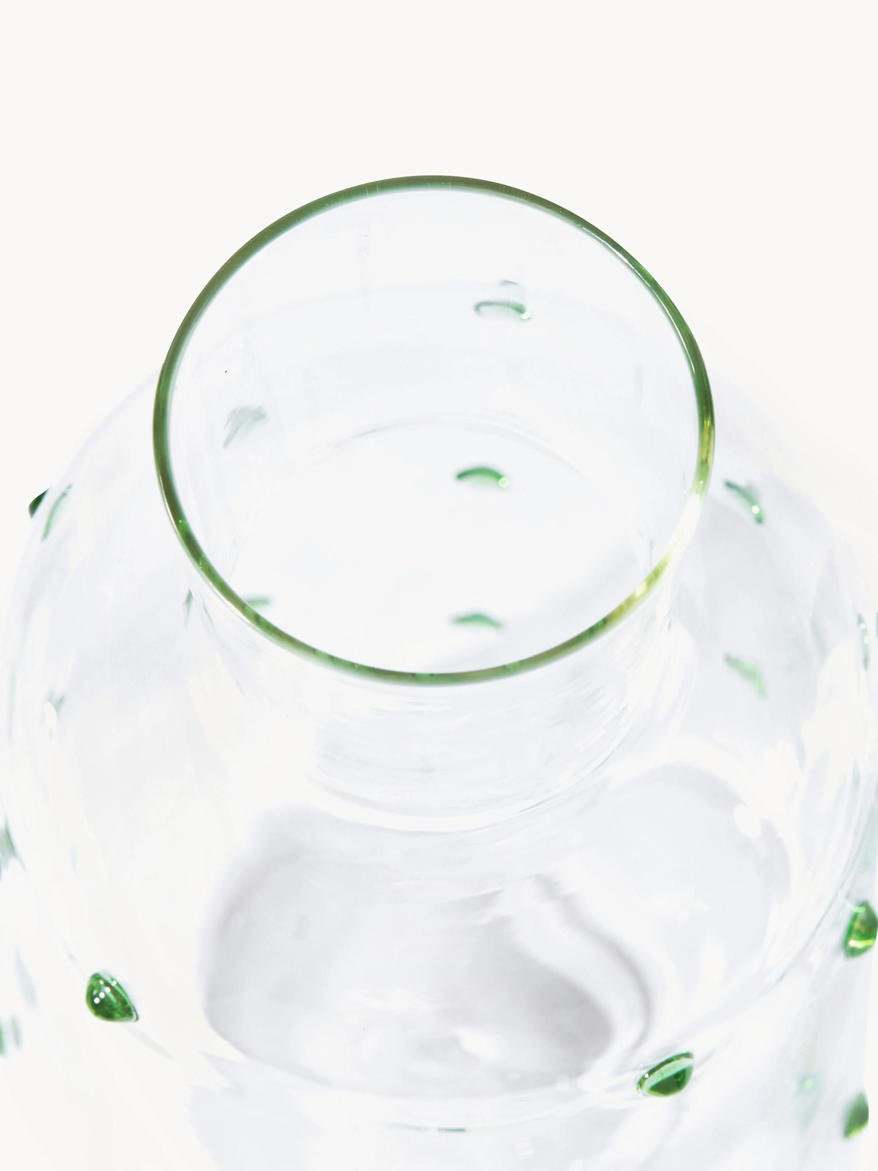 Mondgeblazen karaf Nob van borosilicaatglas, 2 L