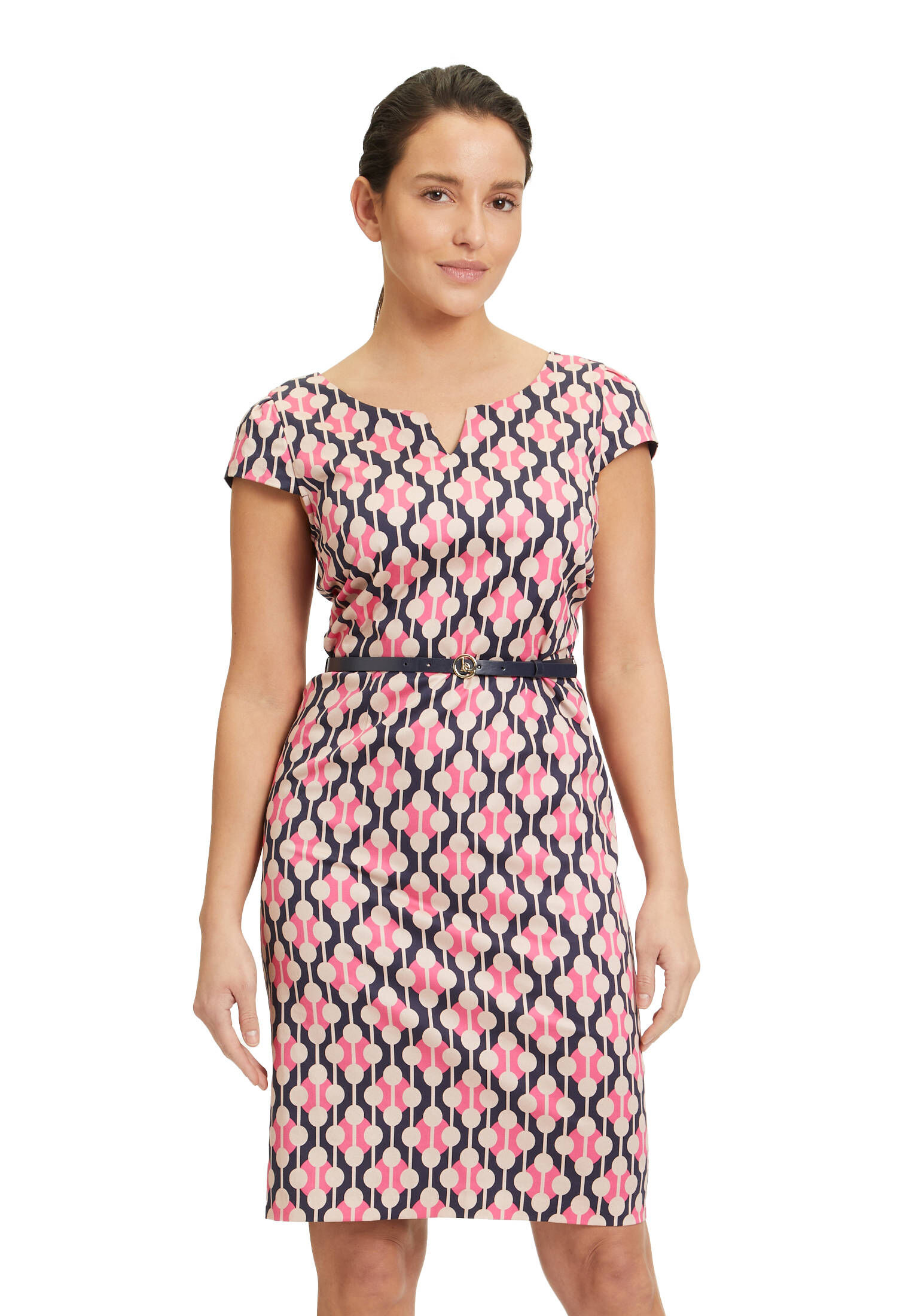 Betty & Co| Damen Etuikleid mit Print