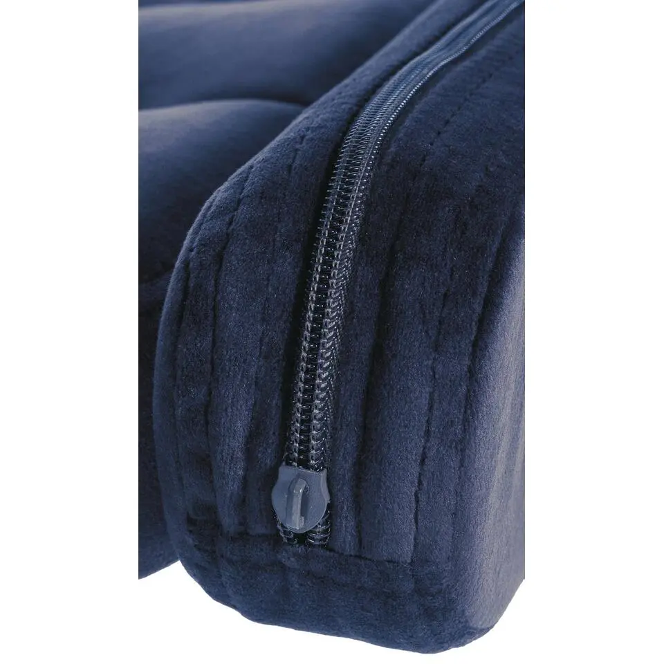 CLP Barkruk Dublin chroom Frame - Fluweel - blauw