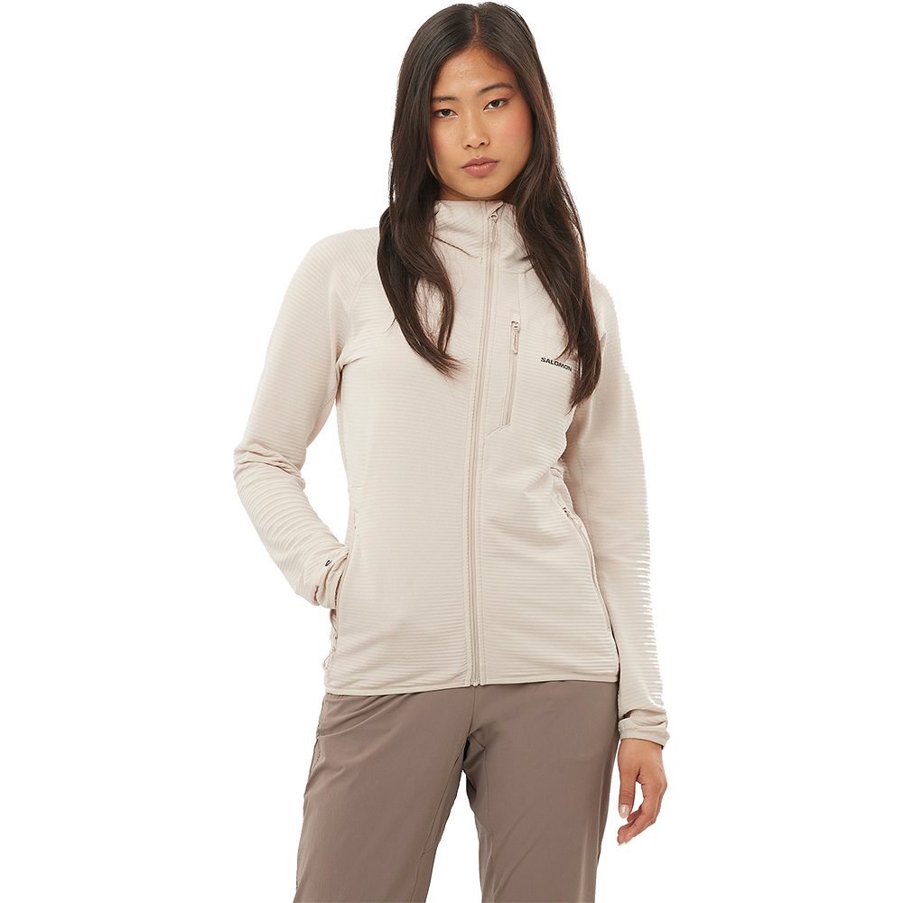 Salomon Essential Lightwarm HD Midlayerjacke Damen rainy day