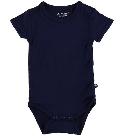 Minymo Body k/ä - Bambus - Navy