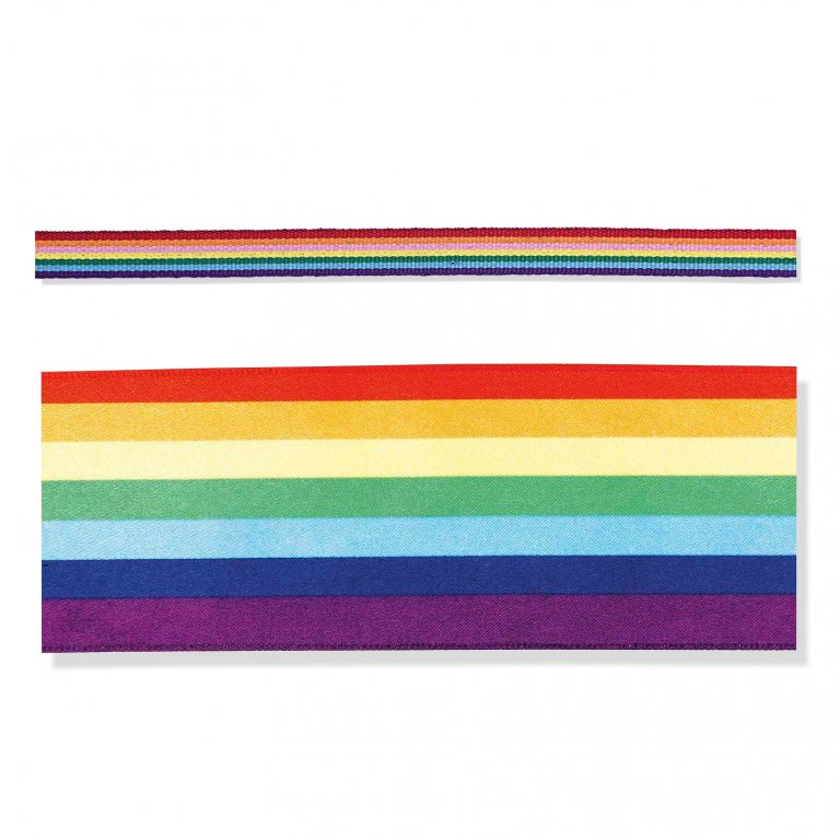 Geschenkband Regenbogen