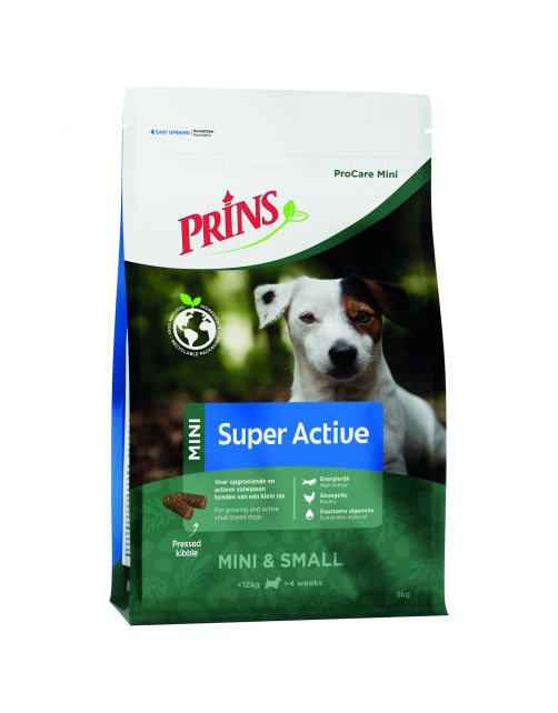 Prins Procare Super Active Mini - Hondenvoer - Gevogelte 3 kg