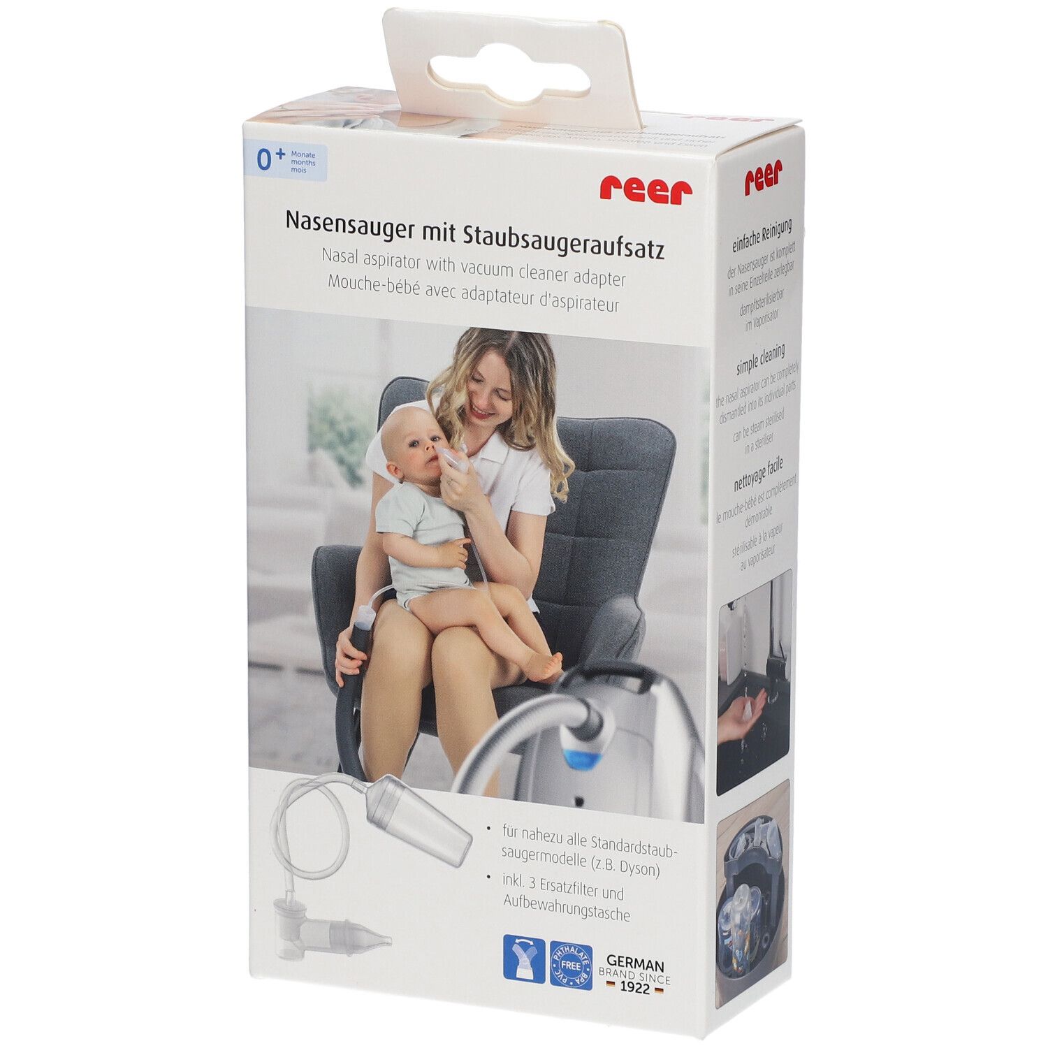 reer Nasensauger mit Staubsaugeraufsatz