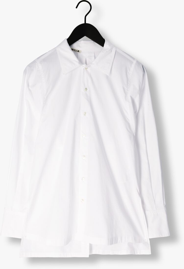 VANILIA witte vanilia blouse poplin laces shirt