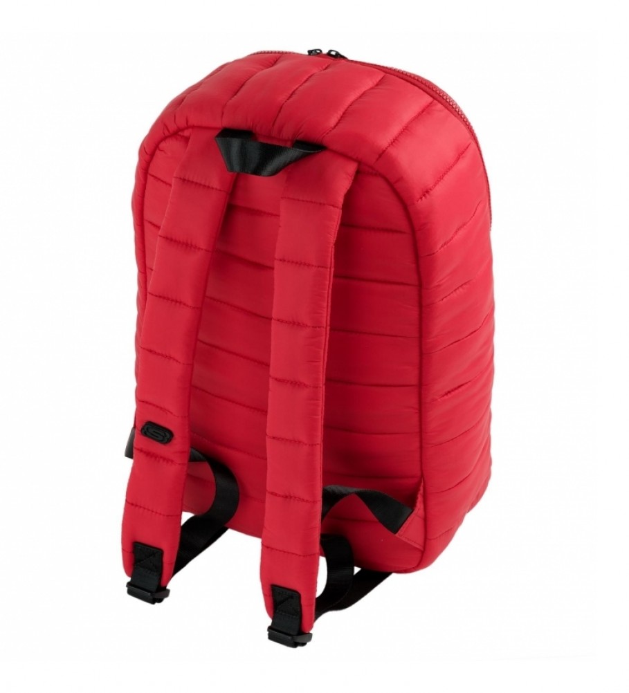 Skechers Mochila escolar S983 rojo -28x40x15 cm-