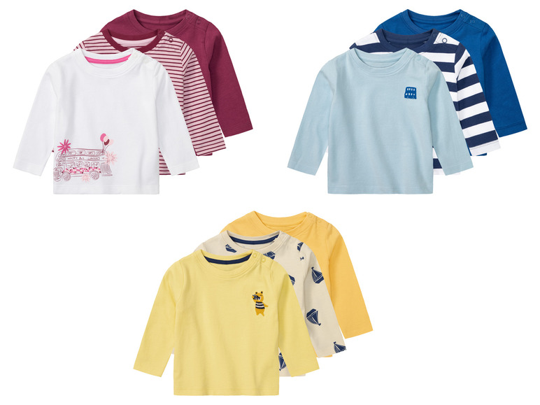 3 baby shirts