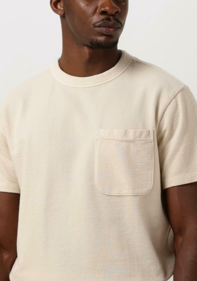 BUTCHER OF BLUE beige butcher of blue t-shirt adrien pkt tee