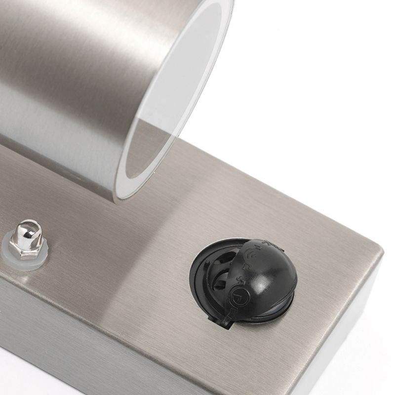 Buitenwandlamp staal IP44 met bewegingssensor - Solo