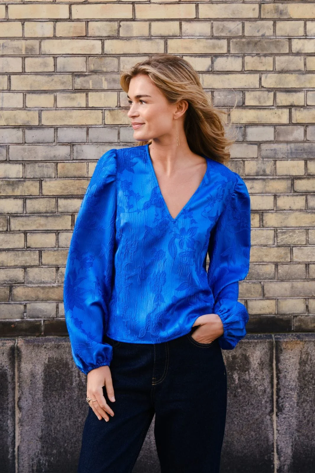 Neo Noir Palmino Jacquard Blouse