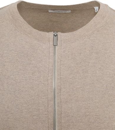KnowledgeCotton Apparel Vest Beige 1080009-1074 Nature Melange kopen
