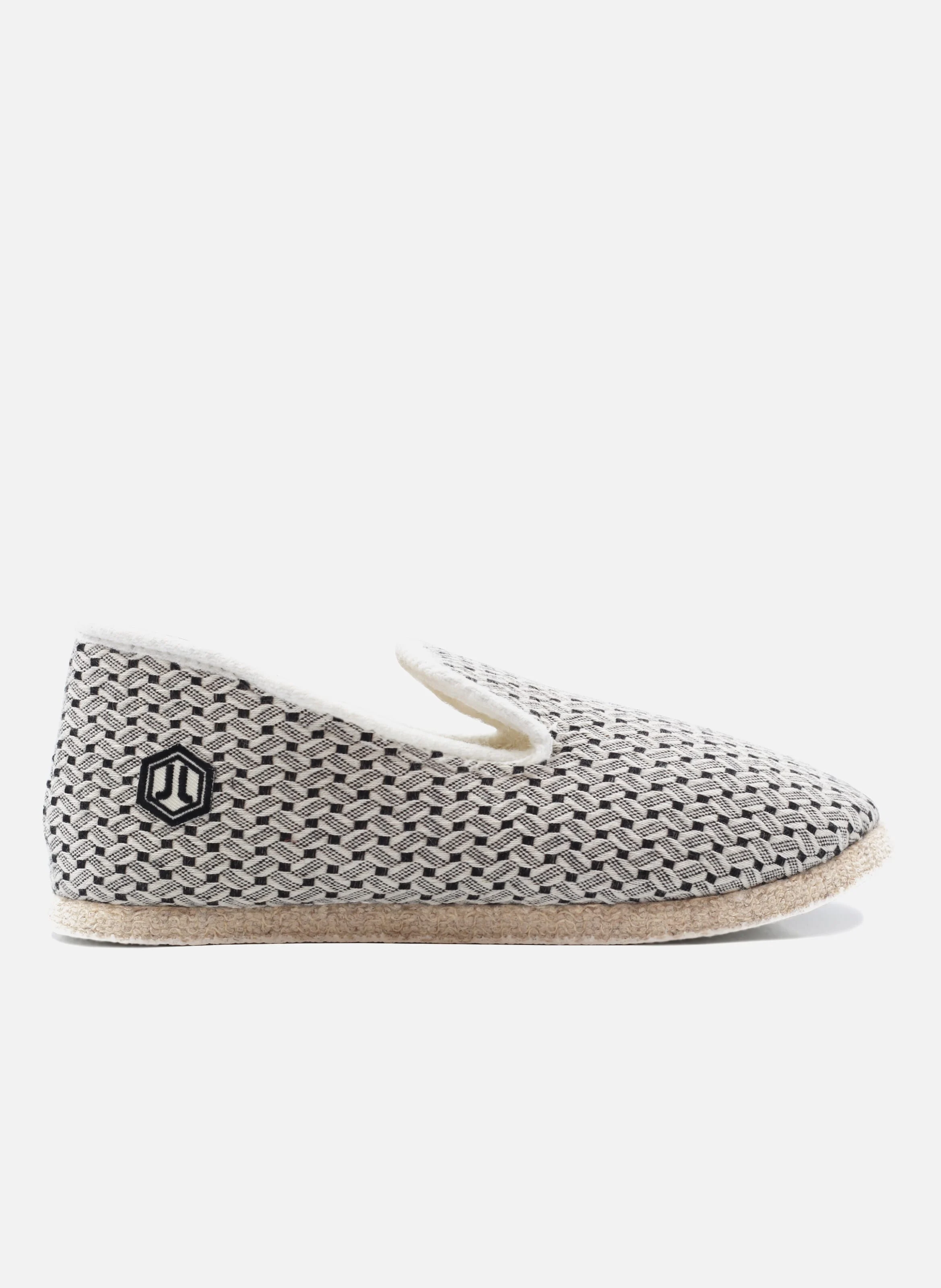Charentaises tissu | Blanc