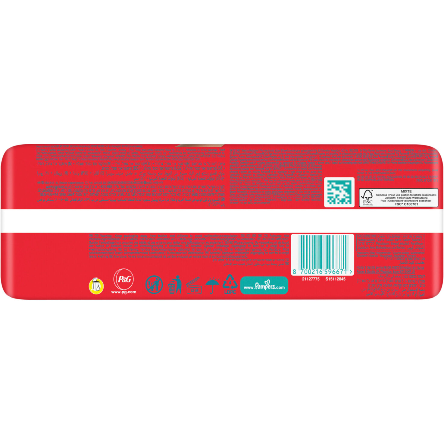 Pampers Baby Dry Pants Grösse 8 Extra Large 17+kg 26 Stück